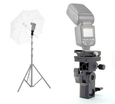 機(jī)頂閃光燈B型支架 柔光傘與反光傘的得力助手